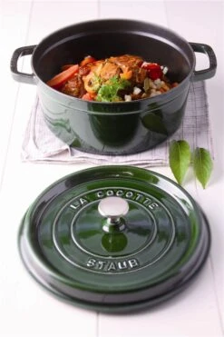 Staub Round Cocotte 5.5QT Dark Blue -Chef Knife Shop 1102691 8