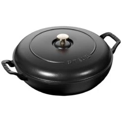 Staub Cast Iron 3.5-qt Braiser - Cherry