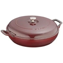 Staub Cast Iron 3.5-qt Braiser - Grenadine
