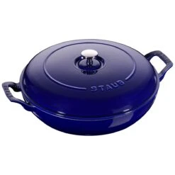 Staub Cast Iron 3.5-qt Braiser - Dark Blue