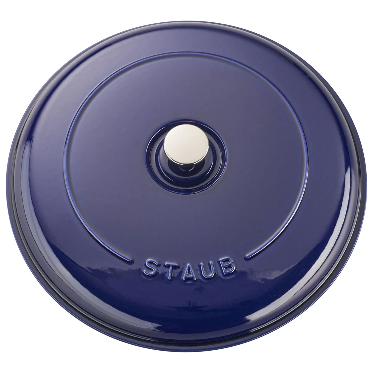 Staub Cast Iron 3.5-qt Braiser - Dark Blue 3 Staub Cast Iron 3.5-qt Braiser - Dark Blue - Image 3