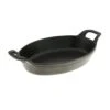 Staub Oval Roasting Dish, 9 1/2" X 6 3/4", 1QT, Black Matte