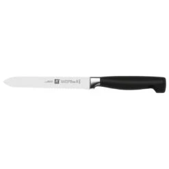 Zwilling Four Star 5-inch Utility Knife, Serrated Edge