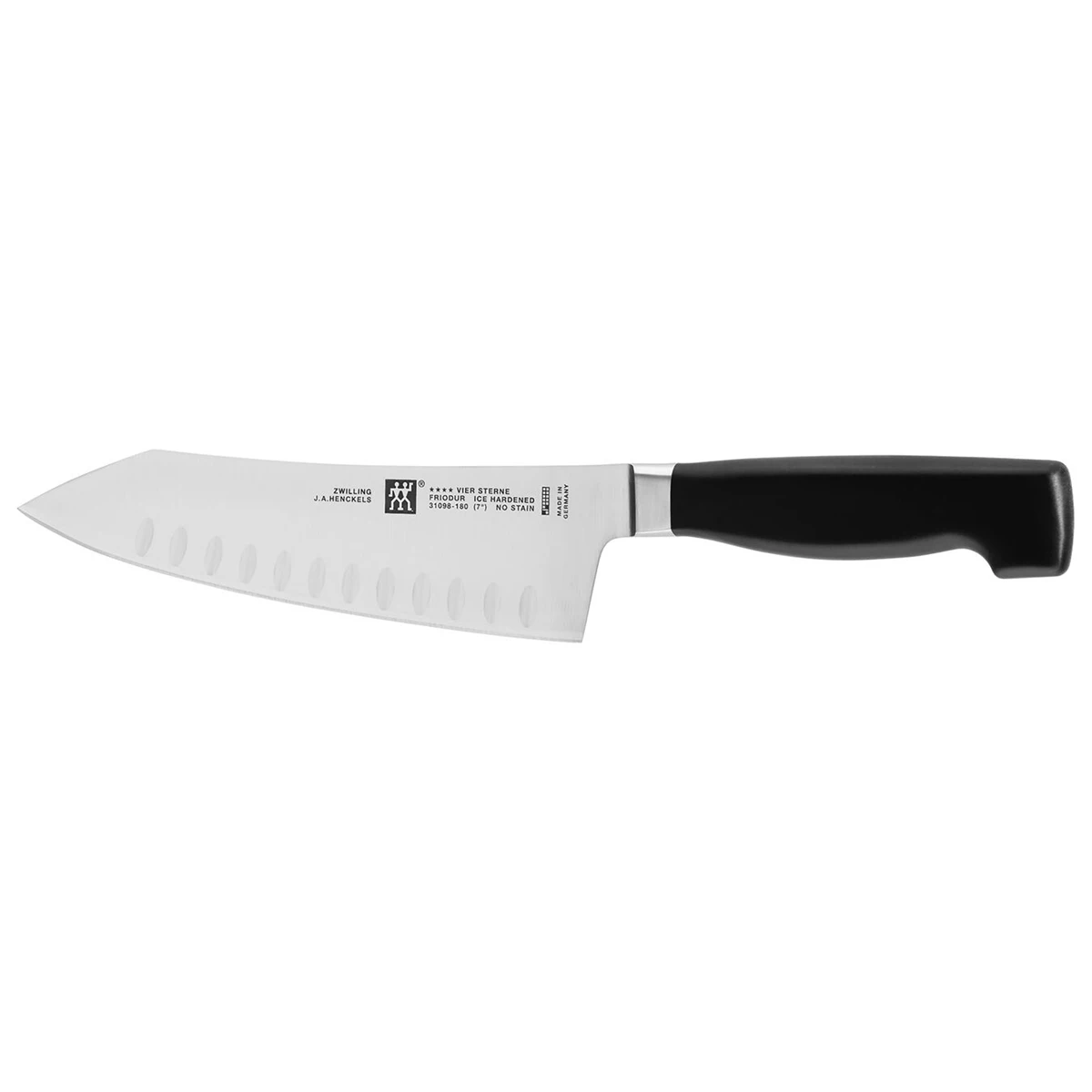 Zwilling Four Star 7-INCH Hollow Edge Rocking Santoku Knife 1 Zwilling Four Star 7-INCH Hollow Edge Rocking Santoku Knife