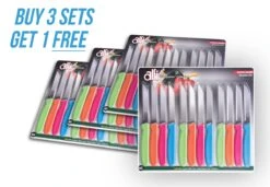 BUY 3 SETS, GET 1 FREE (Set Of 12 Pointed Tip)