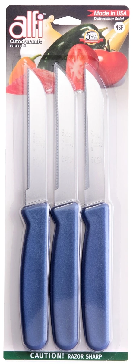 Alfi Cutodynamic High Performance All-purpose Made In USA Knives (Set Of 3 Pointed Tip) 1 Alfi Cutodynamic High Performance All-purpose Made In USA Knives (Set Of 3 Pointed Tip)