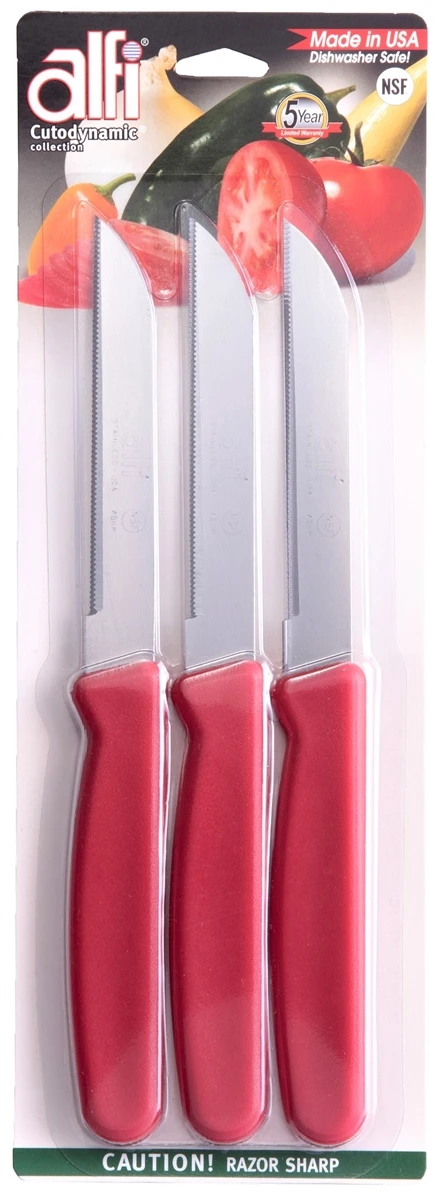 Alfi Cutodynamic High Performance All-purpose Made In USA Knives (Set Of 3 Pointed Tip) 2 Alfi Cutodynamic High Performance All-purpose Made In USA Knives (Set Of 3 Pointed Tip) - Image 2