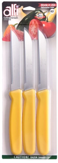 Alfi Cutodynamic High Performance All-purpose Made In USA Knives (Set Of 3 Pointed Tip) 15 Alfi Cutodynamic High Performance All-purpose Made In USA Knives (Set Of 3 Pointed Tip) -Chef Knife Shop ABHP 3 RLX 5