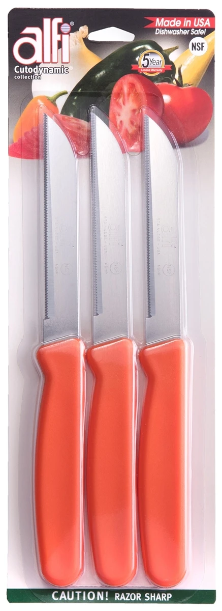 Alfi Cutodynamic High Performance All-purpose Made In USA Knives (Set Of 3 Pointed Tip) 5 Alfi Cutodynamic High Performance All-purpose Made In USA Knives (Set Of 3 Pointed Tip) - Image 5