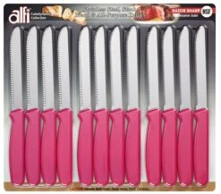 Alfi Cutodynamic High Performance All-purpose Made In USA Knives (Set Of 12 Rounded Tip) -Chef Knife Shop ABHR 12 RLX 9