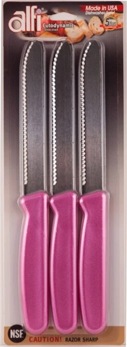 Alfi Cutodynamic High Performance All-purpose Made In USA Knives (Set Of 3 Rounded Tip) -Chef Knife Shop ABHR 3 RLX 7