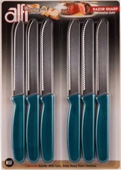 Alfi Cutodynamic High Performance All-purpose Made In USA Knives (Set Of 6 Rounded Tip) -Chef Knife Shop ABHR 6 RLX 5