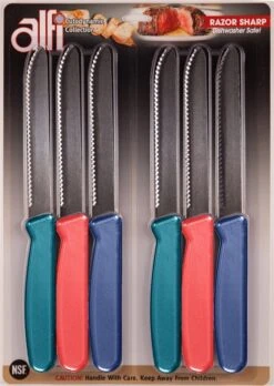 Alfi Cutodynamic High Performance All-purpose Made In USA Knives (Set Of 6 Rounded Tip) -Chef Knife Shop ABHR 6 RLX 7