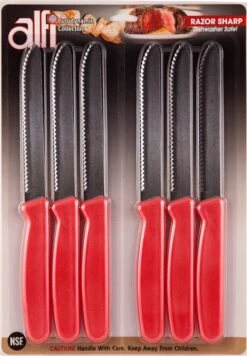 Alfi Cutodynamic High Performance All-purpose Made In USA Knives (Set Of 6 Rounded Tip) -Chef Knife Shop ABHR 6 RLX 8
