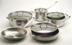 All-Clad® 9 Piece Stainless Cookware Set -Chef Knife Shop AC5000 9 7