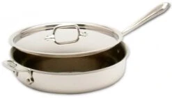 10 1/2 X 2 9/16" 3QT All-Clad® Stainless Saute Pan With Lid