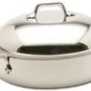 10 1/2 X 3 1/4" 4QT All-Clad® Stainless Sauteuse With Domed Lid