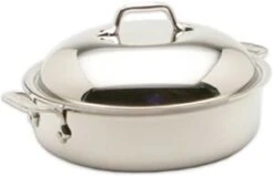 10 1/2 X 3 1/4" 4QT All-Clad® Stainless Sauteuse With Domed Lid