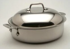10 1/2 X 3 1/4" 4QT All-Clad® Stainless Sauteuse With Domed Lid -Chef Knife Shop AC540418 4