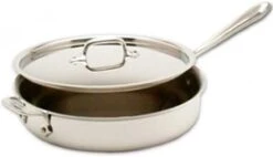 12 7/8" X 2 3/4" 6 QT All-Clad® Stainless Saute Pan With Lid