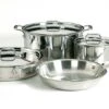 All-Clad® 7 Piece Copper-Core Stainless Cookware Set