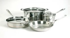 All-Clad® 7 Piece Copper-Core Stainless Cookware Set